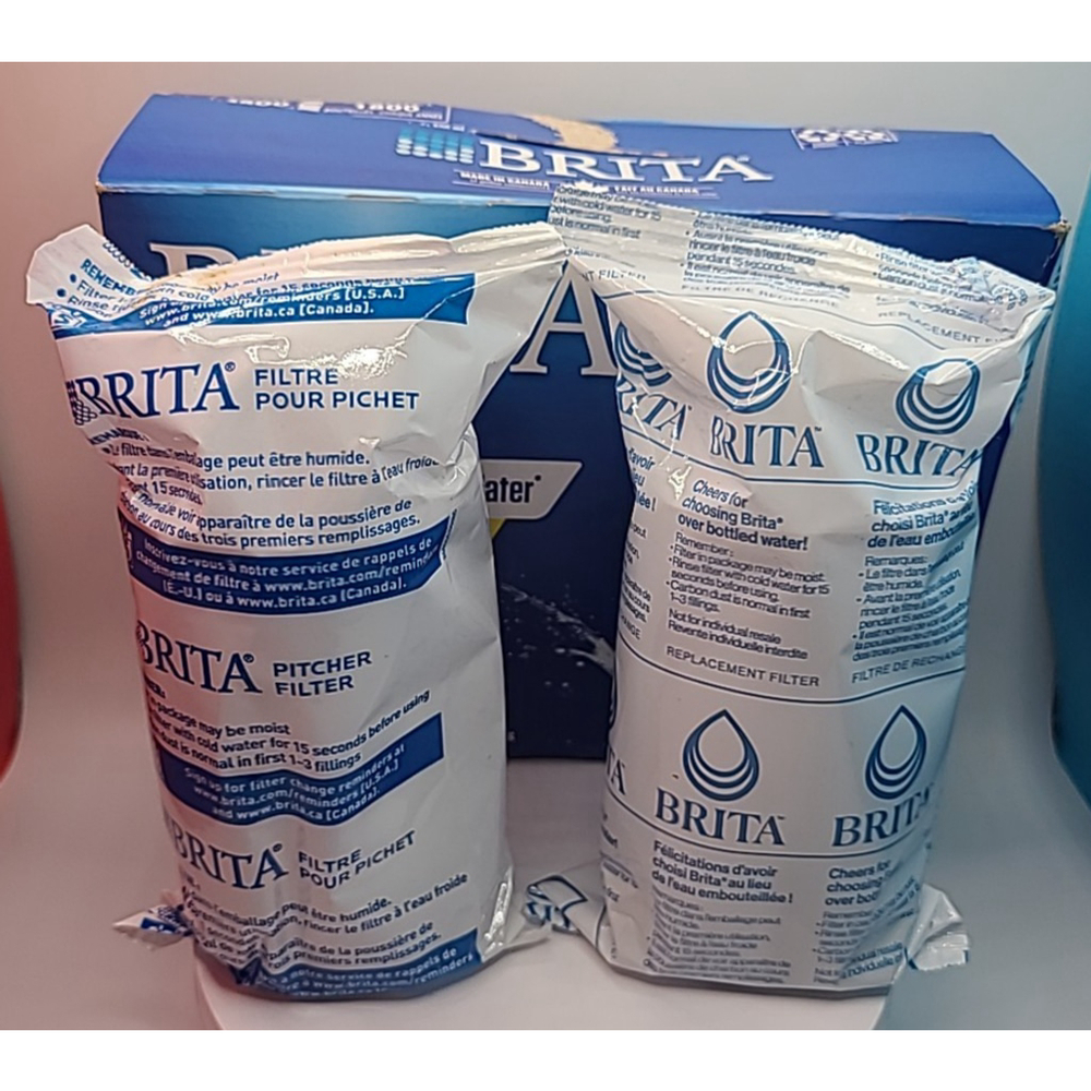 2 Pack Brita Standard Pitcher Water Filter Replacement